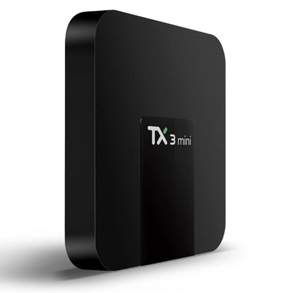 10PCS/Lot TX3 Mini Android 7.1 TV Box Smart 4K Set Top Box Media Player Amlogic S905W Quad Core 2GB Ram 16GB Rom H.265 TV BOX
