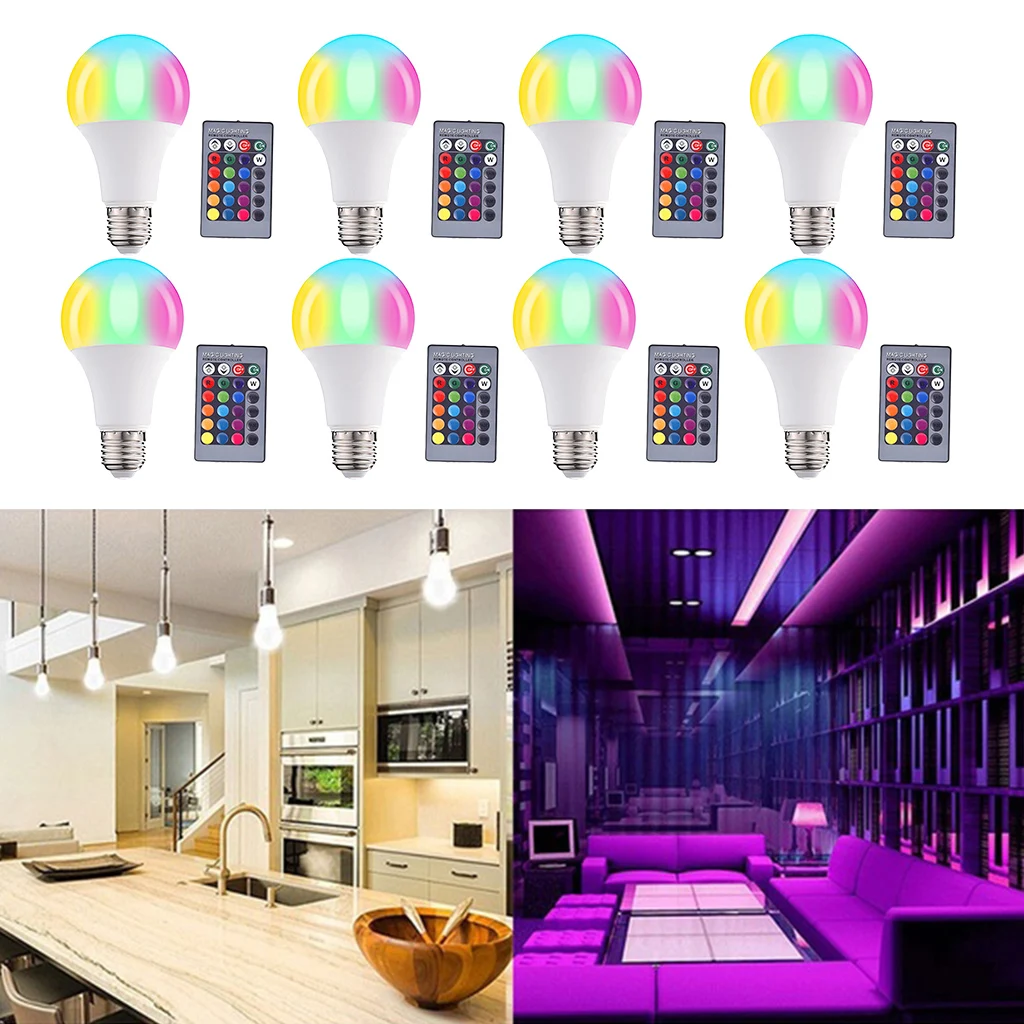 

LED Color Changing Light Bulb with Remote Control Home Decoration