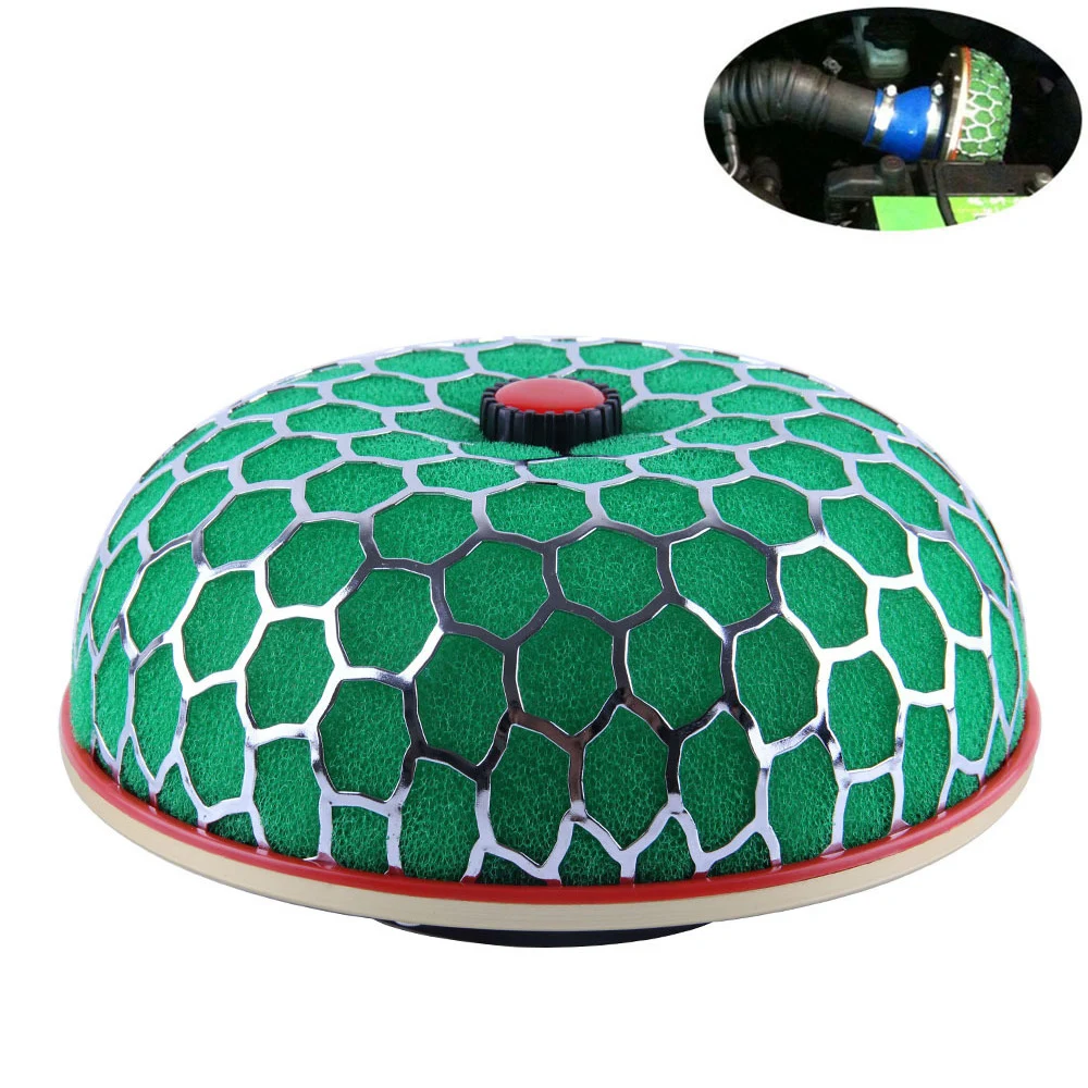 

100mm Universal Car Air Filter Mushroom Head Modified Sponge Air Filter Caliber High Flow Air Intake Hose Auto Accessory AF002A