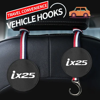 

1pcs High quality car seat back hidden stainless steel multifunctional hook for Hyundai ix25 Accessories car-styling