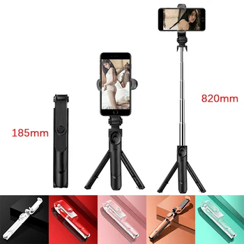 

3 in 1 Wireless Bluetooth Selfie Stick Foldable Mini Tripod Expandable Monopod with Remote Control for iPhone IOS Android