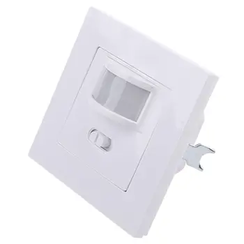 

220-240V AC Wall Mounted 9m Automatic PIR Infrared LED Motion Sensor Switch