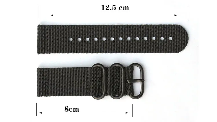 24 мм нейлоновый ремешок NATO Zulu ремешок для часов браслет ремешок для Suunto траверс, Suunto D5