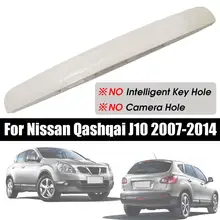 Новая окрашенная белая ручка для крышки багажника без I-key и отверстия для камеры для Nissan Qashqai J10 2007- пластиковая накладка