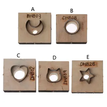 

Cat Moon Round Hairclip Template Wooden Lasers Punching Die Cutting Mould Stencil Leather Mold Jewelry Making Art Crafts