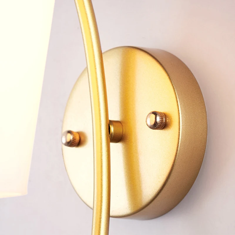 Modern Nordic Antler Wall Lamp Glass Retro Wall Light Bedroom Bedside Restaurant Aisle Corridor Indoor Wall light AC85-265V