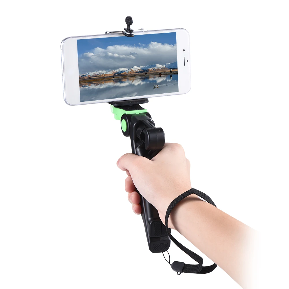 Мини-штатив с держателем Ручной Стабилизатор зажимом для смартфона iPhone Samsung Galaxy