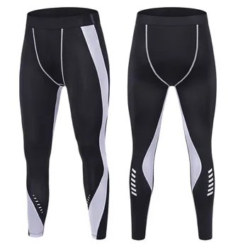 

Running Elastic Tight Men's Outdoor Quick-drying Training Elastic Tight Bottom Pants Sports Trousers stretch leggings Trousers