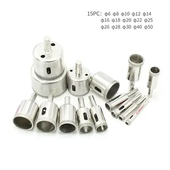 

Tile Hole Saw Diamond Drill Bits Glass Tile Hollow Core Extractor Remover Tools H55A