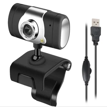 

Rotatable Web Camera HD Clip-on USB Driver Free Webcam with Microphone W290 12MP for School Office Working Decoration