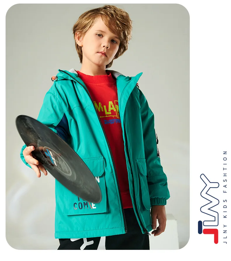 Acolchoado de Algodão do Menino do Inverno de Alta Qualidade para Outwears das Crianças com Capuz Cabolsa Engrossar Quente Impermeável Respirável Jaqueta Crianças 13 crianças com capuz engrossar quente impermeável respirável jaqueta crianças