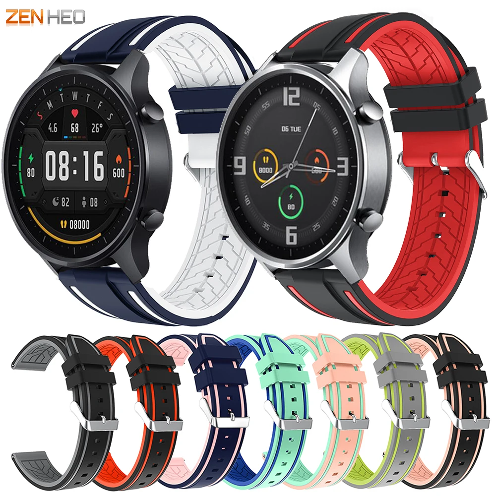 Per Xiaomi Watch Color Cinturino In Silicone Sostituzione Cinturino 22Mm Cinturino Per Xiaomi Mi Smart Watch Color