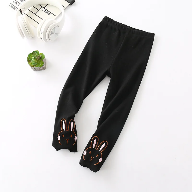 

Run the Amount of Paragraph Leggings Children Leggings K7966 Embroidered Bunny