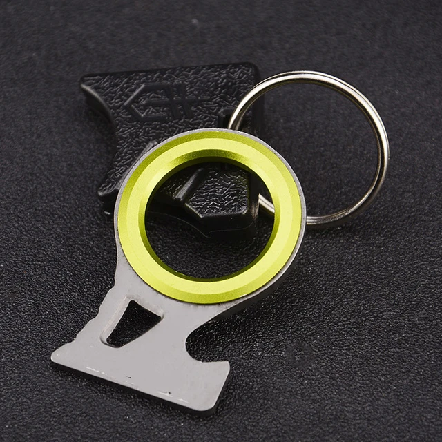 1pc Single Pointed Sharp Rope Cutter Outdoor Survival Protection Equipment  Auto Aviation Rescue Tool Key Chain