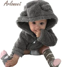 ARLONEET/пальто с героями мультфильмов для маленьких девочек; теплое зимнее плотное пальто на молнии; Верхняя одежда с капюшоном; плащ; милое пальто для новорожденных; Верхняя одежда для девочек