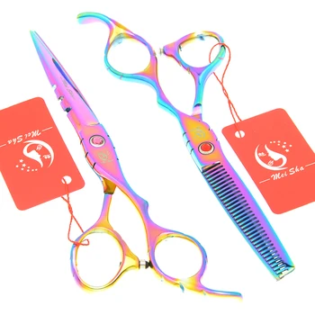 

Meisha 6 inch Salon Hair Cutting Scissors Professional Hairdressing Scissors Set Thinning Shears Barber Haircut Razor A0109A
