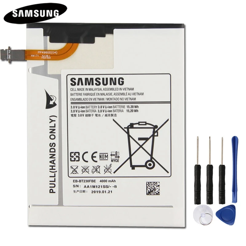 Планшет Батарея EB-BT239ABE EB-BT230FBE EB-BT230FBU для samsung Galaxy Tab 4 7,0 уголок SM-T230 SM-T231 SM-T235 4000 мА-ч