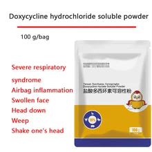 Hydrochloride-Soluble-Powder Doxycycline for Respiratory Tract Cough of Livestock And