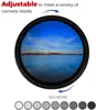 For Gopro Hero 8 9 10 11 12 13 Black Variable Fader ND2-400 Neutral Density ND1000 ND Filter & Adapter Ring Hero13 Hero12 Camera 4