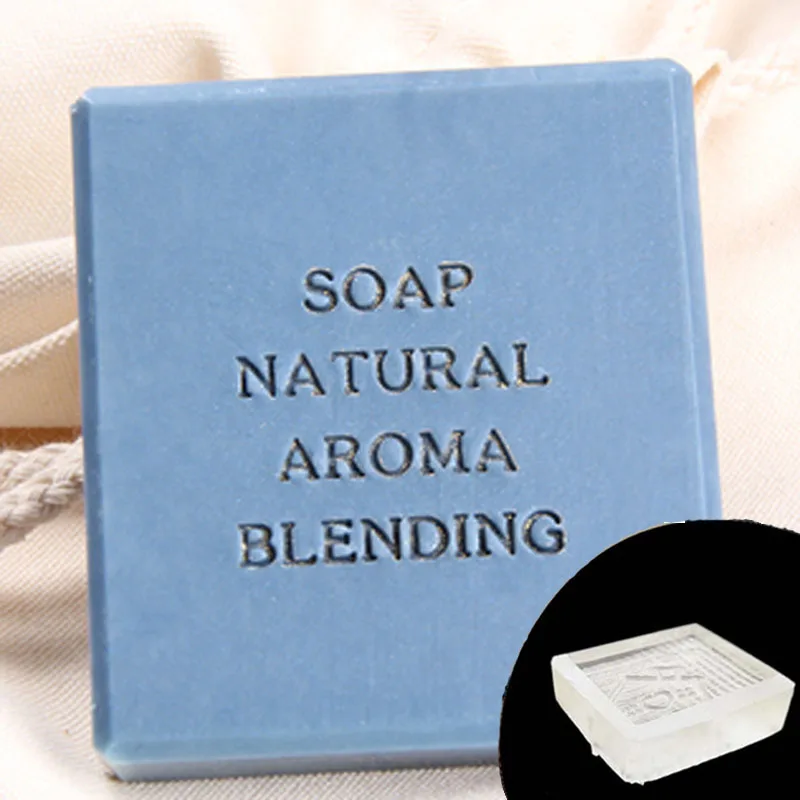 English Alphabet Letter Series Clear Acrylic Soap Stamp, Handmade Soap Seal, Letters and Patterns, Transparent Custom Chapters