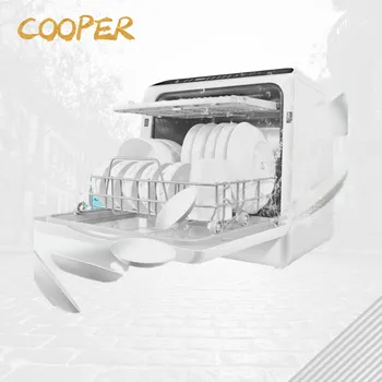 Cheap Fully Automatic Household Dishwasher Desktop Small Heat Disinfection Spray Type Dishwashing Machine