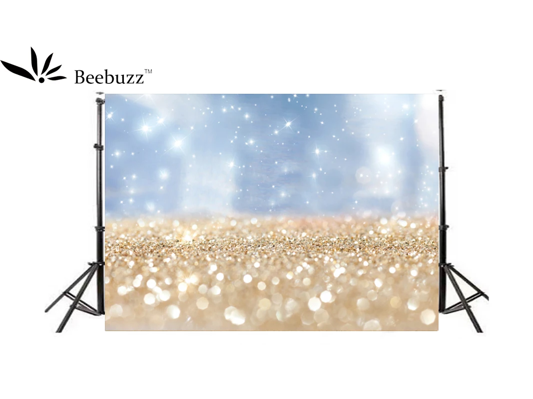 

Beebuzz photo backdrop blue and gold flash photography supplies background