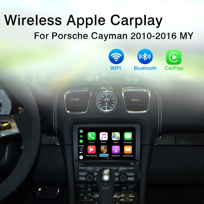 Yeesite OEM беспроводной Apple Carplay модифицированный для Porsche Cayman 2010 2016 PCM 3 1 Andoid IOS