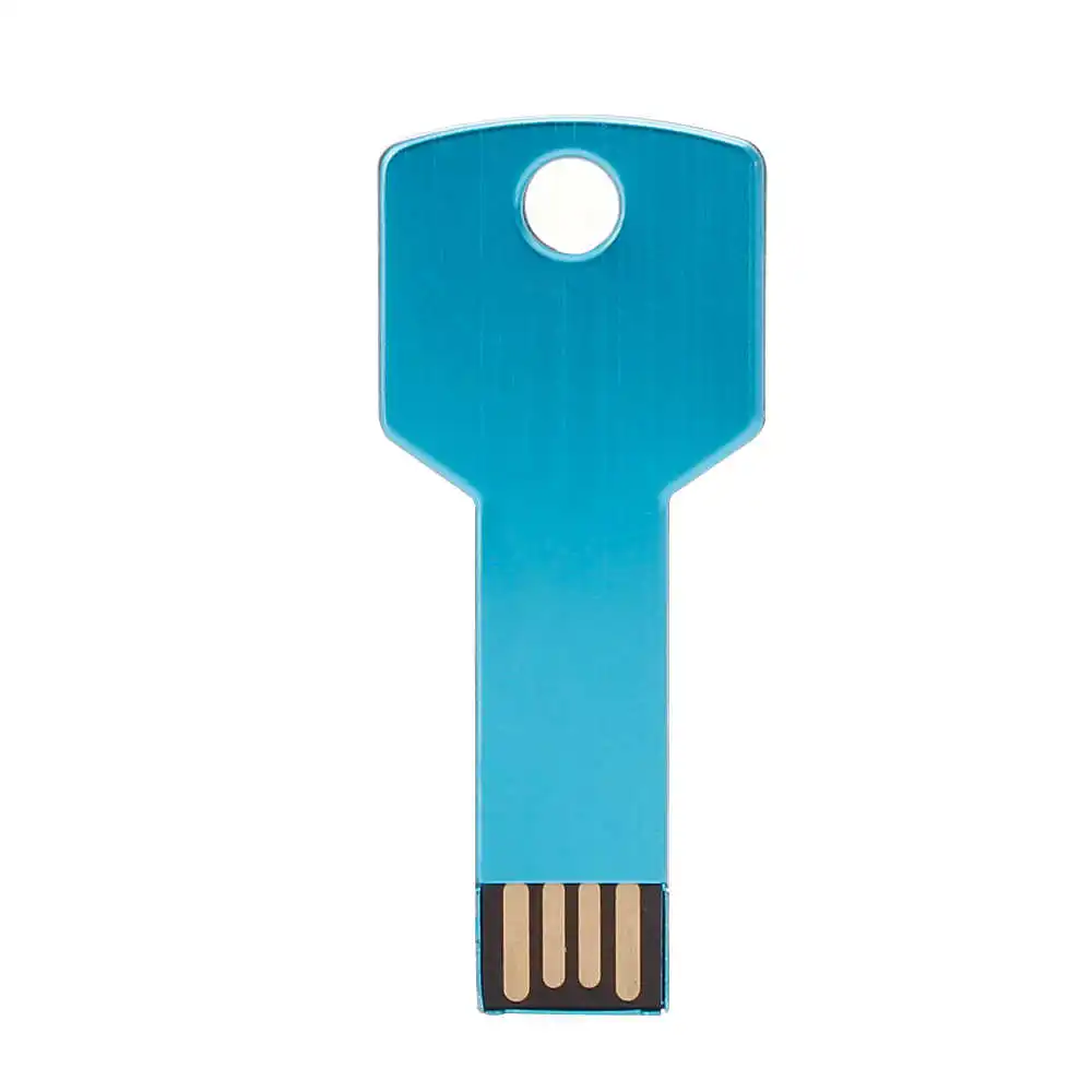 Xiwang мини USB флеш-накопитель 64 Гб 32 Гб 16 Гб карта памяти USB 2,0 128 ГБ 8 ГБ 4 ГБ Внешняя память металлическая Флешка с логотипом на заказ - Цвет: sky blue