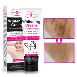 7-Day Armpit Whitening Cream Skin Lightening Bleaching Cream Underarm Dark Skin Whitening Intimate Body Lotion