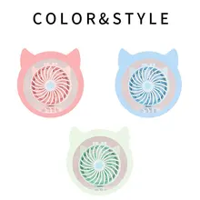 Ручной зеркальный вентилятор для макияжа, работающий 100 минут, мини портативный ручной вентилятор, работающий от USB аккумулятора, заряжающий воздушный охладитель для девочек на открытом воздухе, Прямая поставка