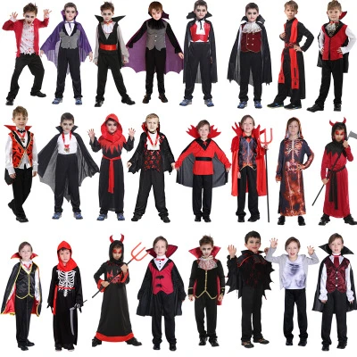 Fantasia de Vampiro Infantil Conde Drácula Curta de Halloween