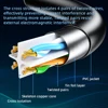 Cable Ethernet Lan Cat 6, UTP Cat 6 RJ 45, 10m, séparateur réseau RJ45