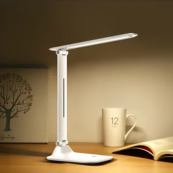 

Home Folding Eye Protection LED Desk Table Lamp Qi Wireless Desktop Charge Bedroom Lamp CLH@8