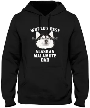

World's Best Alaskan Malamute Dad Dog Owner Graphic Summer winter Cotton Fashion Hoodies & Sweatshirts