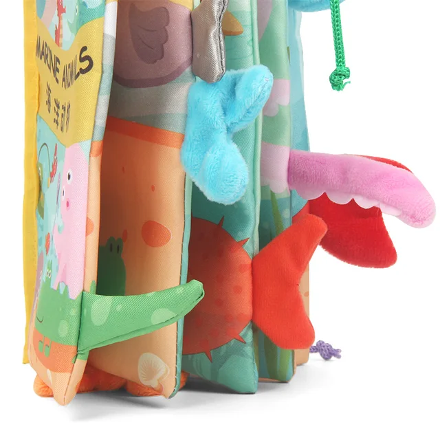 Baby Book Soft Cloth Books for Newborns 0 12 months Baby Toys Educational Soft Book Baby Soft Toys Montessori Toys for Children 5