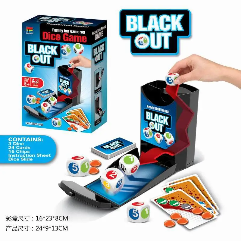 

Children'S Educational Toy with Numbers Dice Card Game Parent And Child Interactive Tabletop Game Toy