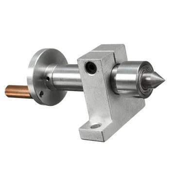 

Bearing Live Center Revolving Centre Silver Adjustable Double DIY Accessories With Rocker For Woodworking Lathe Mini Lathe
