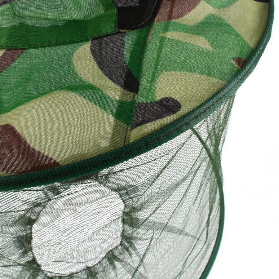 Уличная рыболовная Кепка Москитная шляпа от насекомых сетка рыболовная головка сетка защита для лица Камуфляжный походный комплект
