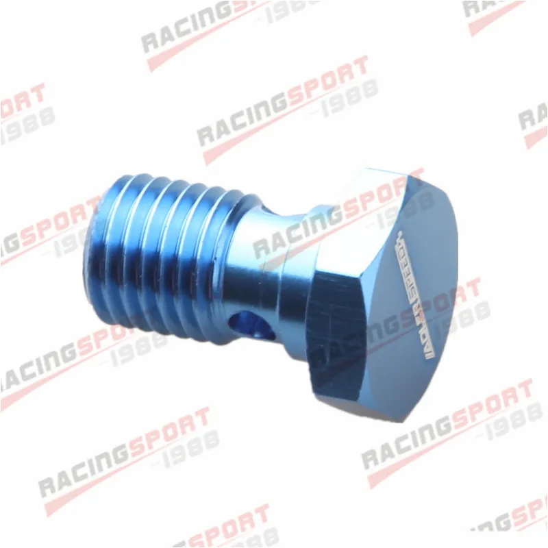 4 AN To 4AN AN4 Male Union Aluminum Straight Fitting Adapter Blue Universal