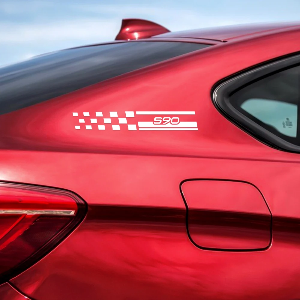 2 шт. светоотражающие наклейки на автомобильные окна Volvo Rdesign T6 AWD S40 S60 S90 XC40 XC 60 XC90 V40