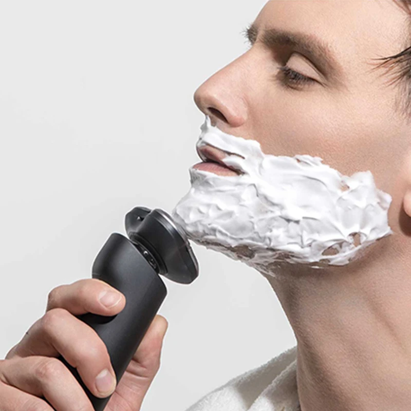 Xiaomi Mijia Electric Shaver for Men Rechargeable Flex Razor 3 Head Dry Wet Shaving Machine Beard Trimmer Washable Dual Blade
