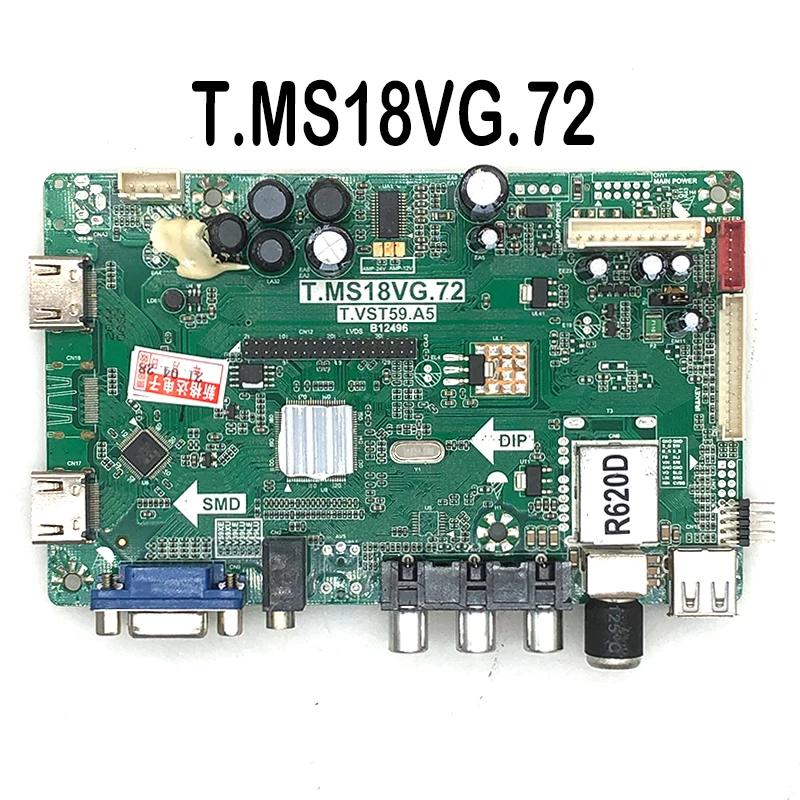 Original 100 Test For 39ce560led Motherboard T Ms18vg 72 T Vst59 A5 Screen V390hj1 P02 Remote Controls Aliexpress