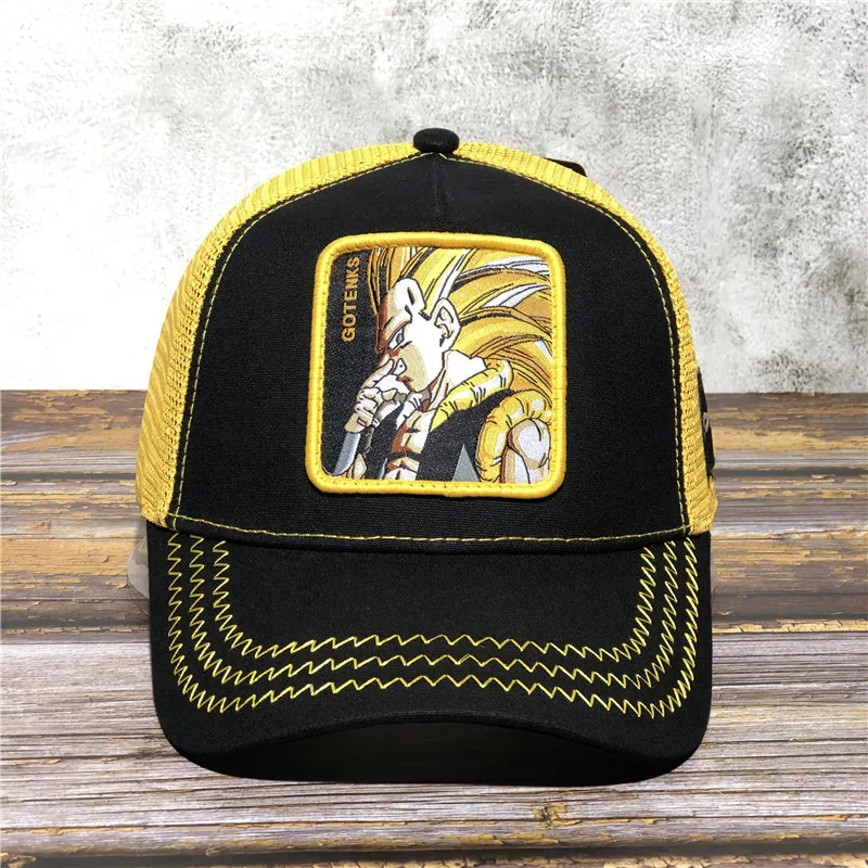 Dragon Ball Goku бейсболка s для мужчин и женщин Snapback хип-хоп летняя кепка Bone gorra hombre Регулируемая Кепка для водителя грузовика сетчатая Кепка для папы