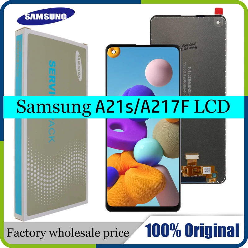 ЖК-дисплей 6 5 &quotдля Samsung Galaxy A21s A217 A217F сенсорный экран с дигитайзером для SM-A217F/DS