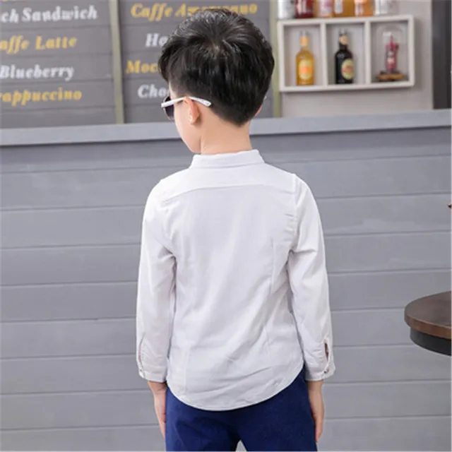 Magliette Maniche Lunghe Bambino 5 Pezzi - Cotone 100% Con Bottoni A Pressione - Foto 8