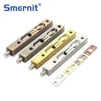 

2pcs Door Latch Bolt Box Stainless Steel Concealed 6-12 Inch Bolt Double Opening Door Long Cabinet Latch Door Lock Pin