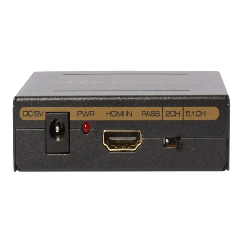 Профессиональный 1080P HD HDMI аудио экстрактор сплиттер адаптер HDMI к HDMI и оптический SPDIF+ RCA L/R конвертер D08A