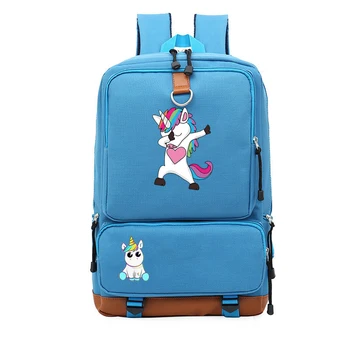 

Sale Hot Cool DAB Unicorn Backpack Teens Boys Girls Bags Fashion Casual High Quality Practicality Backpack Teens Travel Backpack