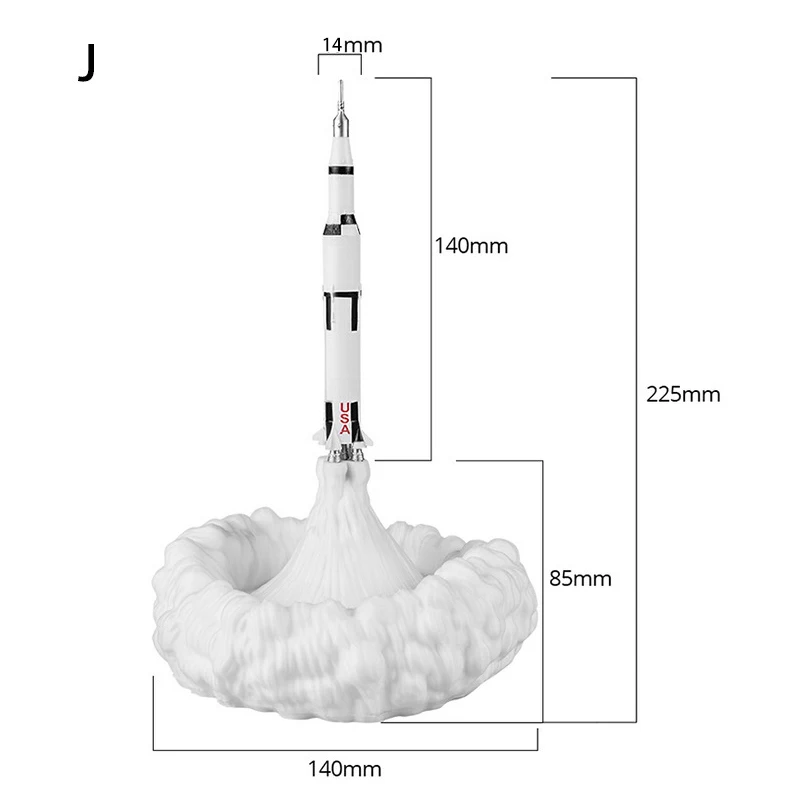 Forma de Foguete Luz da Noite para os Amantes do Foguete Nova Impressão Lâmpada Vaivém Espaço Usb Recarregável 3d 26 Luzes noturnas