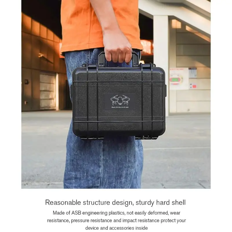 Super Sale ZQK Waterproof Storage Box Bag Portable Travel Hard Plastic Carry Case Box for DJI Mavic Mini Drone Accessories 